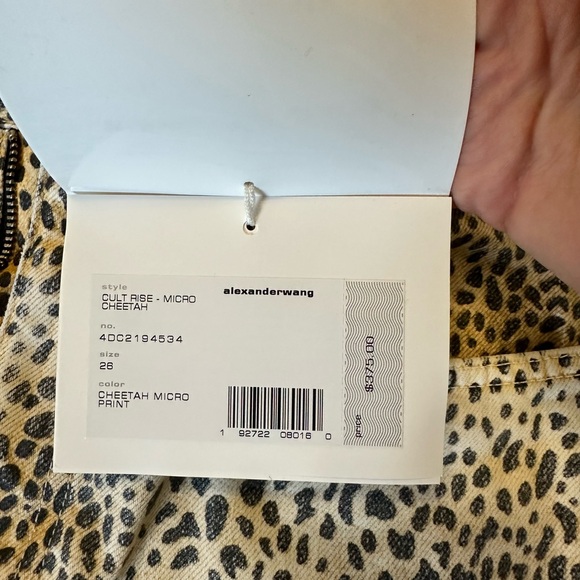 Alexander Wang Cheetah print jeans - Picture 3 of 8